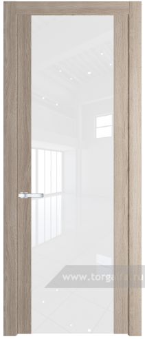 Дверь со стеклом ProfilDoors 1.7N Лак классик (Дуб Сонома)