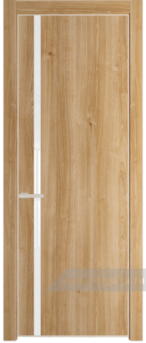 Дверь со стеклом ProfilDoors 21NE Лак классик с кромкой Вайт (Дуб Карамель)