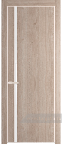 Дверь со стеклом ProfilDoors 21NE Лак классик с кромкой Крем Вайт (Дуб Сонома)