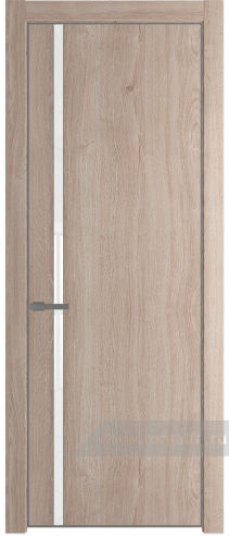 Дверь со стеклом ProfilDoors 21NE Лак классик с кромкой Смоки (Дуб Сонома)