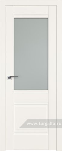 Дверь со стеклом ProfilDoors 2U Матовое (ДаркВайт)