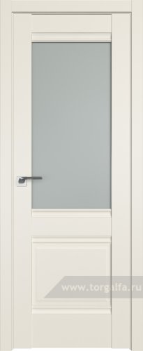 Дверь со стеклом ProfilDoors 2U Матовое (Магнолия Сатинат)