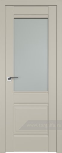 Дверь со стеклом ProfilDoors 2U Матовое (Шеллгрей)