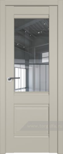 Дверь со стеклом ProfilDoors 2U Прозрачное (Шеллгрей)