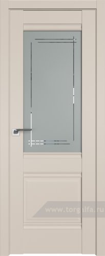 Дверь со стеклом ProfilDoors 2U Мадрид (Санд)