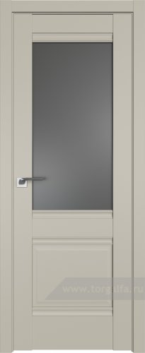 Дверь со стеклом ProfilDoors 2U Графит (Шеллгрей)