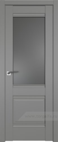 Дверь со стеклом ProfilDoors 2U Графит (Грей)
