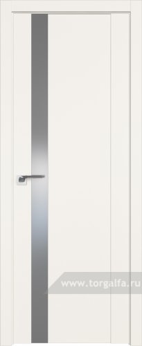 Дверь со стеклом ProfilDoors 62U Lacobel Серебряный лак (ДаркВайт)