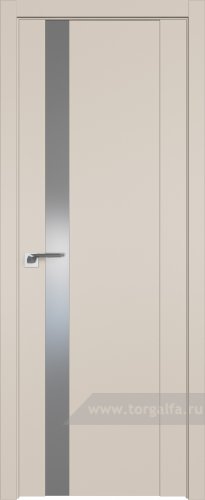 Дверь со стеклом ProfilDoors 62U Lacobel Серебряный лак (Санд)