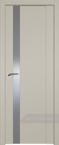 Дверь со стеклом ProfilDoors 62U Lacobel Серебряный лак (Шеллгрей)