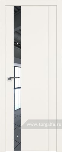 Дверь со стеклом ProfilDoors 62U Зеркало (ДаркВайт)