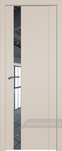 Дверь со стеклом ProfilDoors 62U Зеркало (Санд)