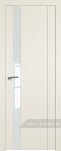 Дверь со стеклом ProfilDoors 62U Lacobel Белый лак (Магнолия Сатинат)