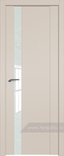 Дверь со стеклом ProfilDoors 62U Lacobel Белый лак (Санд)