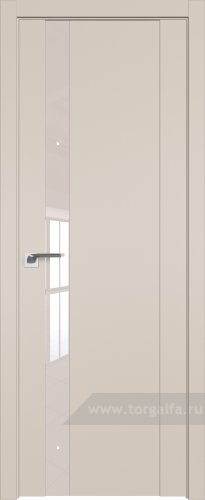 Дверь со стеклом ProfilDoors 62U Lacobel Перламутровый лак (Санд)