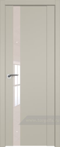 Дверь со стеклом ProfilDoors 62U Lacobel Перламутровый лак (Шеллгрей)