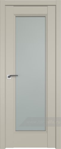 Дверь со стеклом ProfilDoors 65U Матовое (Шеллгрей)