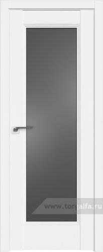 Дверь со стеклом ProfilDoors 65U Графит (Аляска)