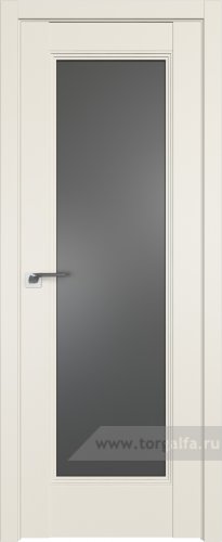 Дверь со стеклом ProfilDoors 65U Графит (Магнолия Сатинат)