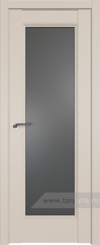 Дверь со стеклом ProfilDoors 65U Графит (Санд)