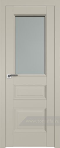 Дверь со стеклом ProfilDoors 67U Матовое (Шеллгрей)