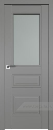 Дверь со стеклом ProfilDoors 67U Матовое (Грей)