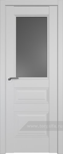 Дверь со стеклом ProfilDoors 67U Графит (Манхэттен)