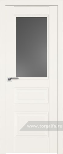 Дверь со стеклом ProfilDoors 67U Графит (ДаркВайт)