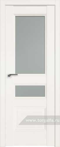 Дверь со стеклом ProfilDoors 68U Матовое (ДаркВайт)