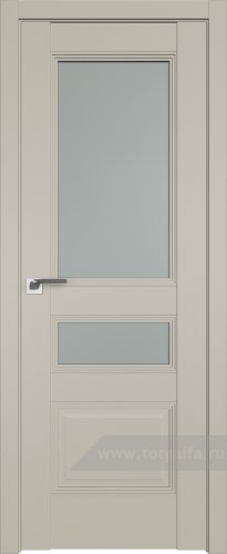 Дверь со стеклом ProfilDoors 68U Матовое (Шеллгрей)