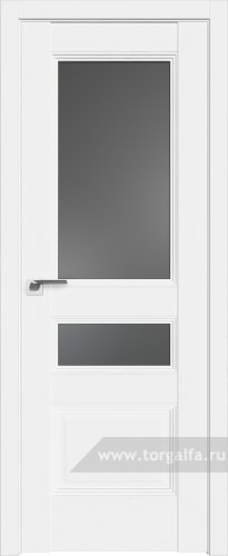 Дверь со стеклом ProfilDoors 68U Графит (Аляска)