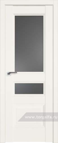 Дверь со стеклом ProfilDoors 68U Графит (ДаркВайт)