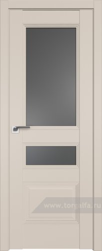 Дверь со стеклом ProfilDoors 68U Графит (Санд)