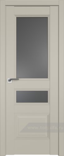 Дверь со стеклом ProfilDoors 68U Графит (Шеллгрей)