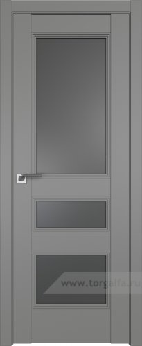 Дверь со стеклом ProfilDoors 69U Графит (Грей)