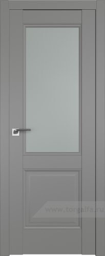 Дверь со стеклом ProfilDoors 90U Матовое (Грей)