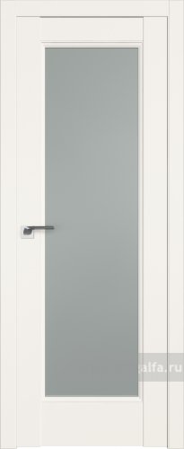 Дверь со стеклом ProfilDoors 92U Графит (ДаркВайт)