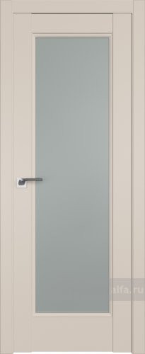 Дверь со стеклом ProfilDoors 92U Графит (Санд)