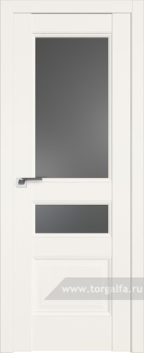 Дверь со стеклом ProfilDoors 94U Графит (ДаркВайт)