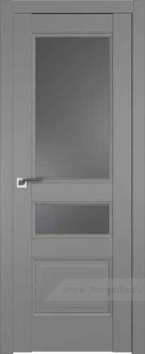 Дверь со стеклом ProfilDoors 94U Графит (Грей)