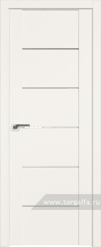 Дверь со стеклом ProfilDoors 99U Белый триплекс (ДаркВайт)
