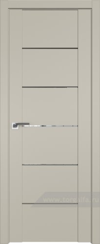 Дверь со стеклом ProfilDoors 99U Прозрачное (Шеллгрей)