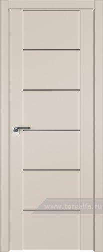 Дверь со стеклом ProfilDoors 99U Графит (Санд)