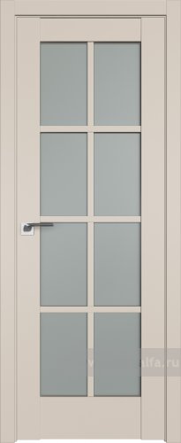 Дверь со стеклом ProfilDoors 101U Матовое (Санд)