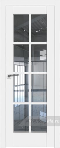 Дверь со стеклом ProfilDoors 101U Прозрачное (Аляска)