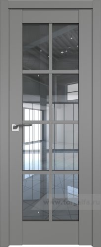 Дверь со стеклом ProfilDoors 101U Прозрачное (Грей)