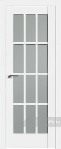 Дверь со стеклом ProfilDoors 102U Матовое (Аляска)