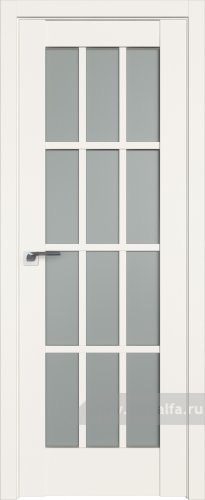 Дверь со стеклом ProfilDoors 102U Матовое (ДаркВайт)