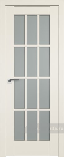 Дверь со стеклом ProfilDoors 102U Матовое (Магнолия Сатинат)