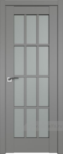 Дверь со стеклом ProfilDoors 102U Матовое (Грей)